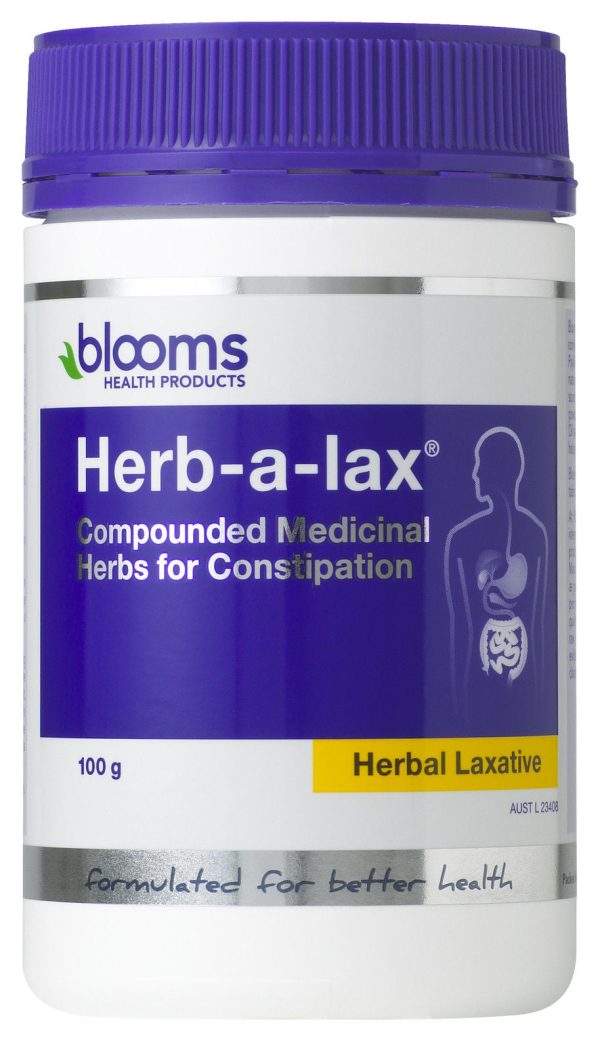 Blooms Health Products, Herb-a-lax Powder, 100 g - Health supplement Discount