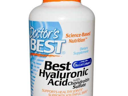 Doctor s Best Hyaluronic Acid with Chondroitin Sulfate 180 VCaps For Sale