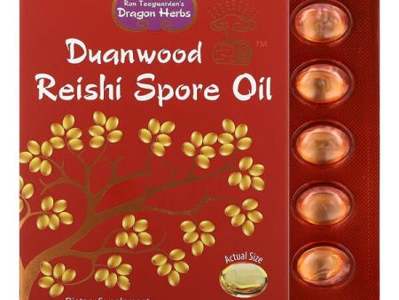 Dragon Herbs, Duanwood Reishi Spore Oil, 500 mg, 30 Softgels Online now