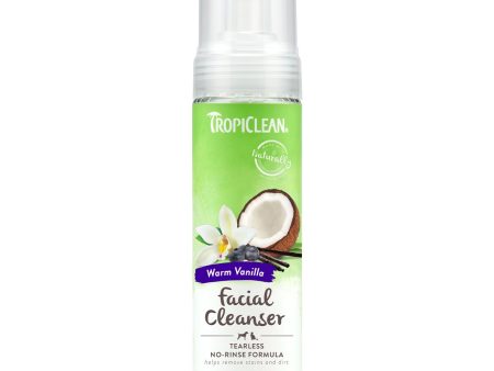 Tropiclean Pet Grooming Warm Vanilla Waterless Facial Cleanser Tearless 220ml Discount