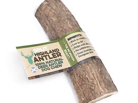 Antos 100% Natural Antler Dog Treats Split Antler Large 81-120g on Sale