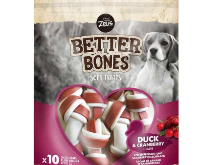 Zeus Better Bones Duck & Cranberry Small Bones Pack of 10 For Discount