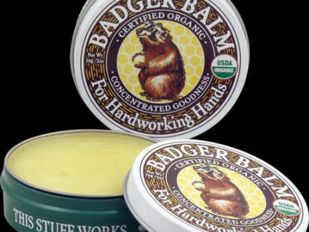 Badger Company, Badger Balm For Hard Working Hands, 2 oz, 56 grams For Cheap