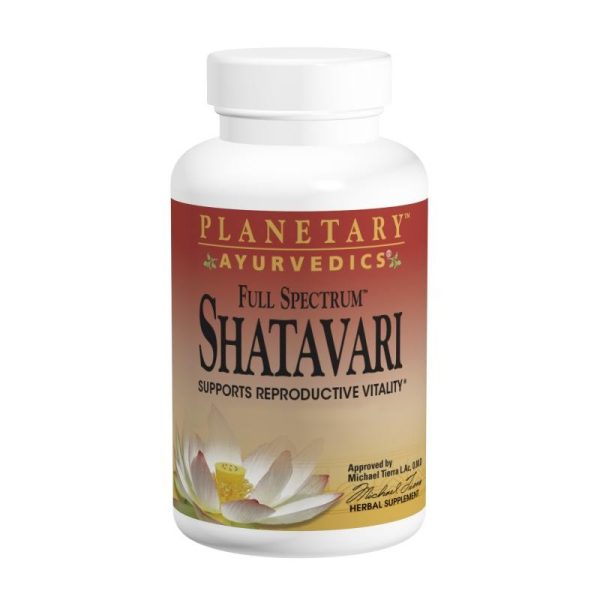 Planetary Herbals, Ayurvedics, Shatavari, Full-Spectrum, 500 mg, 120 Tablets Hot on Sale