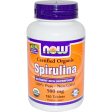 Now Foods Certified Organic Spirulina 500mg 180Tablets Discount