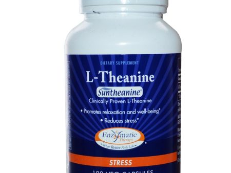 Enzymatic Therapy, L-Theanine, Stress, 180 VCaps - Dietary Supplement For Sale