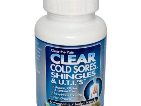 Clear Products, Clear Cold Sores, Shingles & U.T.I s, 60 Capsules Sale